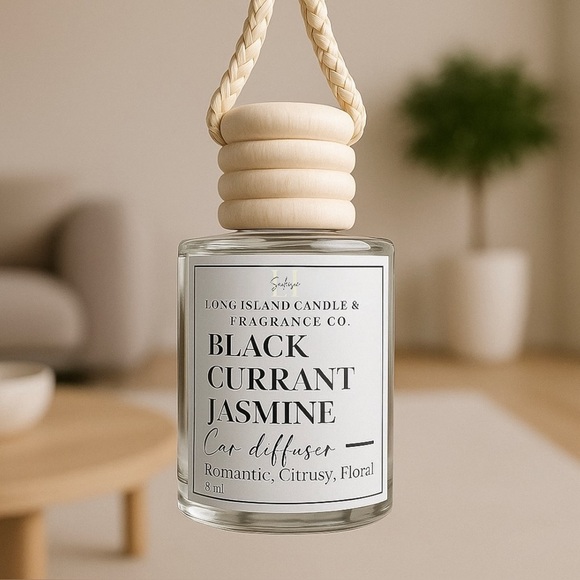 Black Currant Jasmine Car Diffuser | Aromatherapy | Floral Scent | 8ml Diffuser - Picture 1 of 5